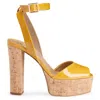 Giuseppe Zanotti Betty 170mm Open-toe Sandals In Yellow