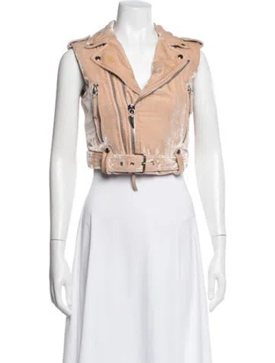 Pre-owned Giuseppe Zanotti Biker Jacket W/ Tags In Neutral
