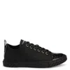 Giuseppe Zanotti Frankie Low-top Leather Sneakers In Black