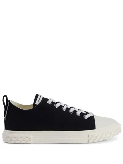 Giuseppe Zanotti Blabber Lace-up Sneakers In Black