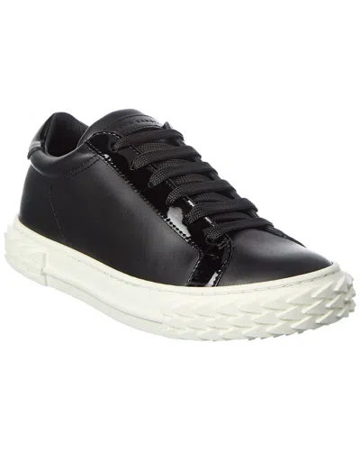 Giuseppe Zanotti Blabber Leather Sneaker In Black