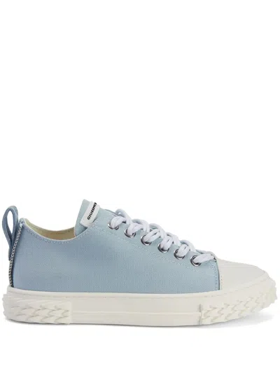 Giuseppe Zanotti Blabber Low-top Sneakers In Blue