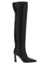 Giuseppe Zanotti Extra High Leather Boots In Black
