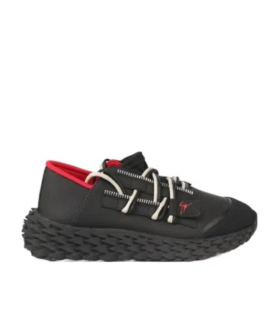 Giuseppe Zanotti Black Lace Up Sneakers