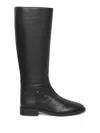 Giuseppe Zanotti Nourine Low Heels Boots In Black Leather In Black