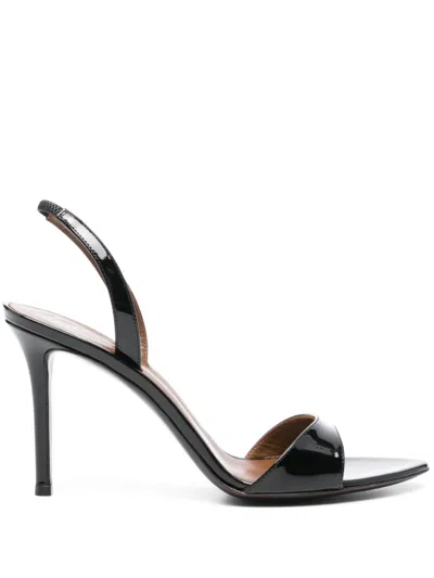 Giuseppe Zanotti Black Leather Heels