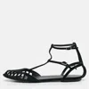 Giuseppe Zanotti Black Suede Ankle Strap Ballet Flats In Black