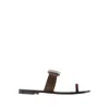 Giuseppe Zanotti Blahir Flat In Brown