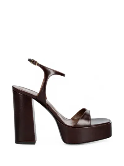 Giuseppe Zanotti Block-heel Sandals In Brown