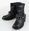 Giuseppe Zanotti Blok Tubo Black Leather Boots In Black