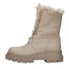 Giuseppe Zanotti Boots In Beige Chiari E Naturali
