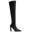 Giuseppe Zanotti Square-toe Knee-high Boots In Black
