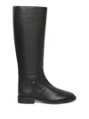 Giuseppe Zanotti Nourine Low Heels Boots In Black Leather In Black