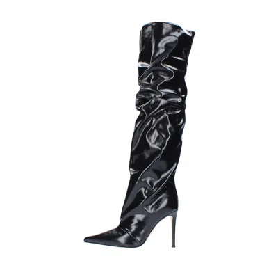 Giuseppe Zanotti Boots Black In Nero Neri E Grigi
