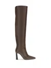 Giuseppe Zanotti Brenda 90 High Heels Boots In Brown Leather In Brown