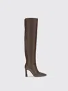 Giuseppe Zanotti Brenda 90 High Heels Boots In Brown Leather In Brown