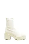 Giuseppe Zanotti Multicolor Leather Ankle Boots With Block Heel In Multicolor