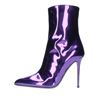 Giuseppe Zanotti Boots Purple In Viola Blu E Verdi