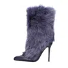 Giuseppe Zanotti Boots Purple In Viola Scuri