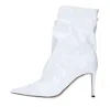 Giuseppe Zanotti Boots White In Bianco Chiari E Naturali