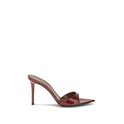 Giuseppe Zanotti Bordeaux Leather Stiletto Heel Sandals In Burgundy
