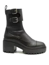 Giuseppe Zanotti Round-head Short Boots In Black