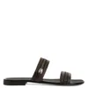 Giuseppe Zanotti Brad Zip-detail Sandals In Black