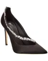 Giuseppe Zanotti Braquel 105 Satin Pump In Black