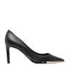 Giuseppe Zanotti Braquel Pointed Leather Pumps In Black
