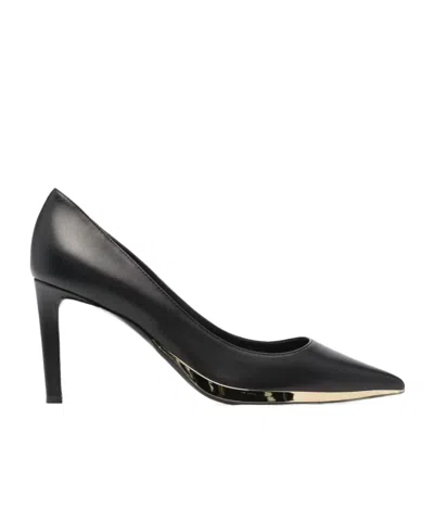 Giuseppe Zanotti Braquel Pointed Leather Pumps In Black