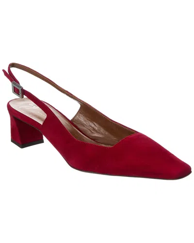 Giuseppe Zanotti Brenda 45 Suede Slingback Pump In Red