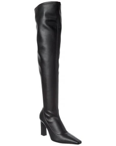 Giuseppe Zanotti Brenda 90 Leather Over-the-knee Boot In Black