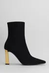 Giuseppe Zanotti Brenda 90 Tr High Heels Ankle Boots In Black Leather In Black
