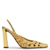 Giuseppe Zanotti 90mm Brendha Pumps In Gold