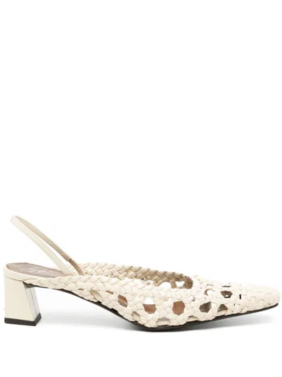 Giuseppe Zanotti Brendha Cage Slingback Pumps In 中性色
