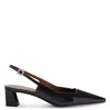 Giuseppe Zanotti Brendha 45 Patent-leather Slingback Pumps In Black