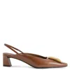 Giuseppe Zanotti 45mm Brendha Stone Pumps In Brown