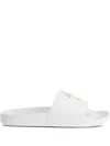 Giuseppe Zanotti Brett Leather Logo Slides