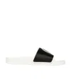 Giuseppe Zanotti Brett Satin Slides In White