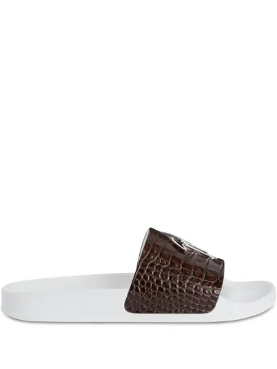 Giuseppe Zanotti Brett Slides In Brown