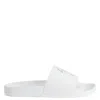Giuseppe Zanotti Brett Logo-embellished Leather Slides In White