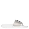 Giuseppe Zanotti Brett Satin Slides In White
