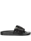 Giuseppe Zanotti Brett Zip Slides In Schwarz