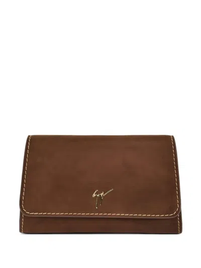 Giuseppe Zanotti 클레오파트라 미니 체인 스트랩 클러치 In Brown