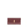 Giuseppe Zanotti Flutie Leather Clutch Bag In Burgundy