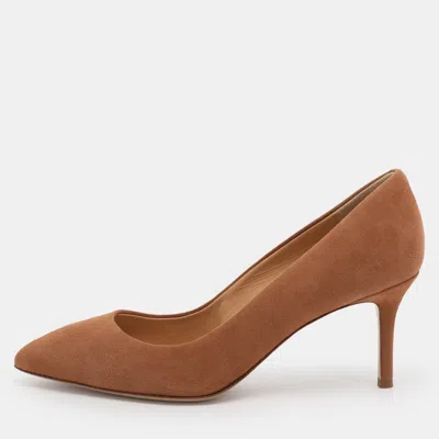 Pre-owned Giuseppe Zanotti Brown Suede Pumps Size 36