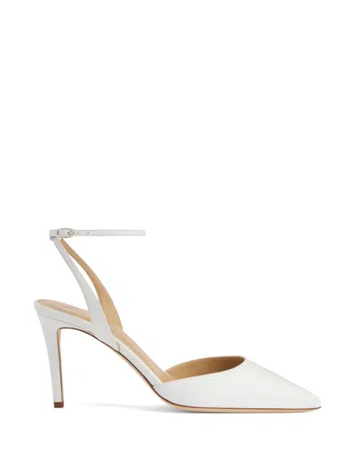 Giuseppe Zanotti Buckle Strap Pumps In White