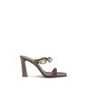 Giuseppe Zanotti Muse Chain-embellished Sandals In Animal Print