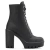 Giuseppe Zanotti Combat Boots In Black Leather In Black