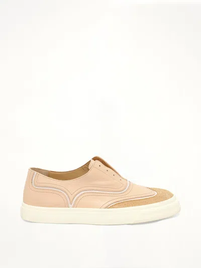 Giuseppe Zanotti Crystal-embellished Sneakers In Nude